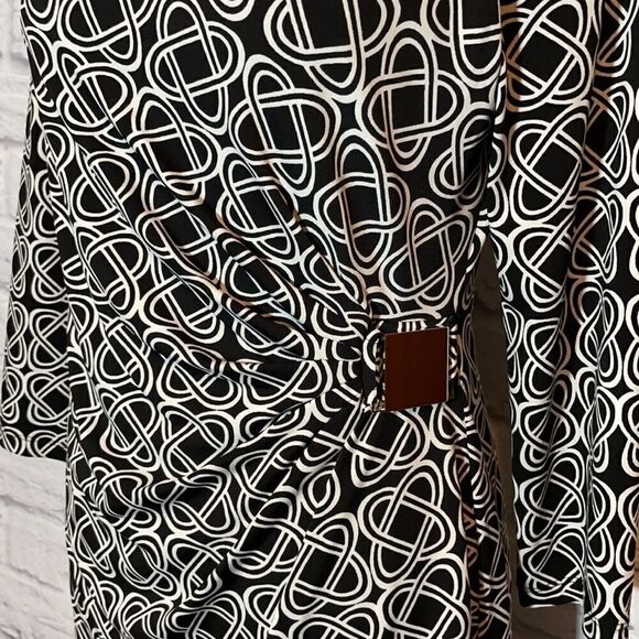 Donna Ricco New York 3/4 Sleeve Midi Dress Size 4 - Picture 4 of 10
